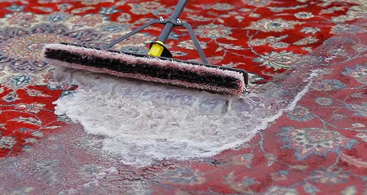 مراحل شستشوی فرش